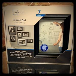 Main Stays 7 Piece Frame Set (Black) NWT